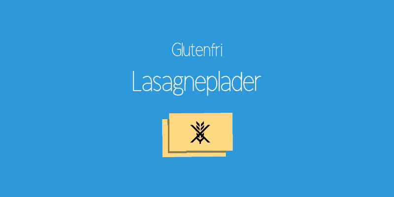 Glutenfri lasagneplader